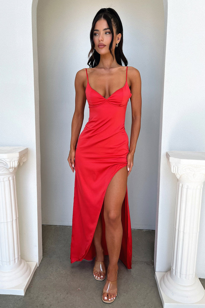 Sarcia Maxi Dress - Red