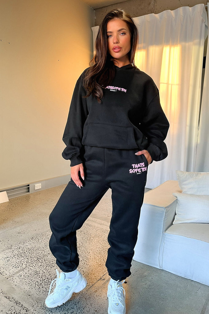 Series 7 Sweatpants - Black/Pink – Thats So Fetch US