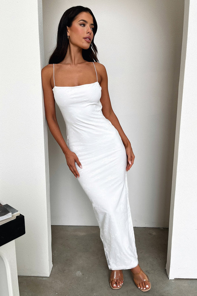 Suki Maxi Dress - White