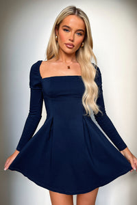 Thats So Fetch | Tabitha Long Sleeve Mini Dress | Navy | 4 Thats So Fetch | Tabitha Long Sleeve Mini Dress | Navy | 4