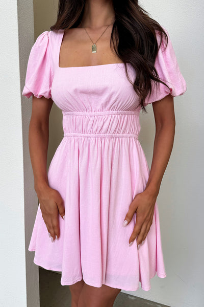 Whitney Mini Dress - Pink
