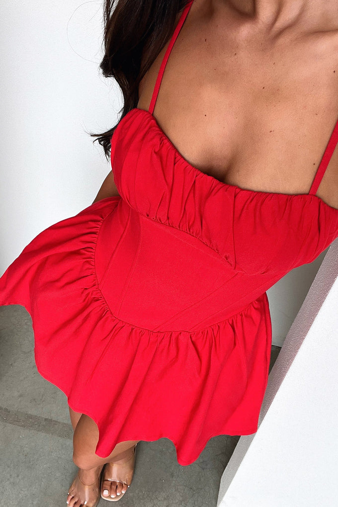 Zanaya Dress - Red