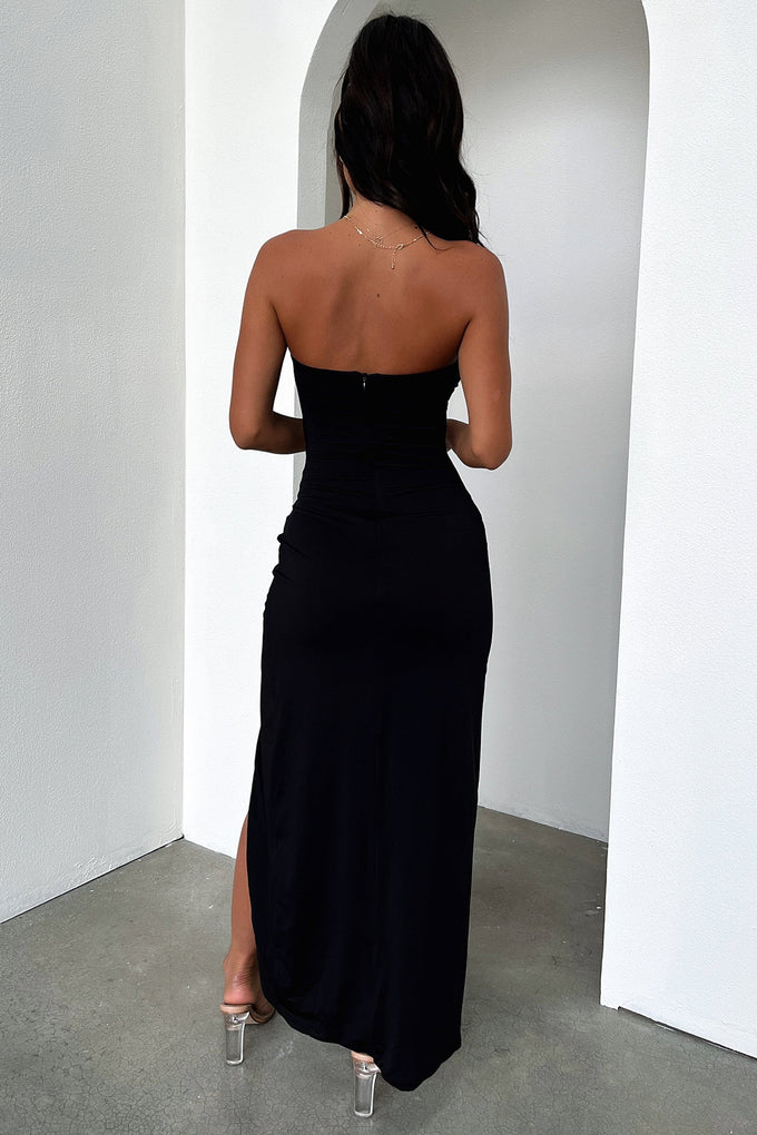 Zeilie Midi Dress - Black