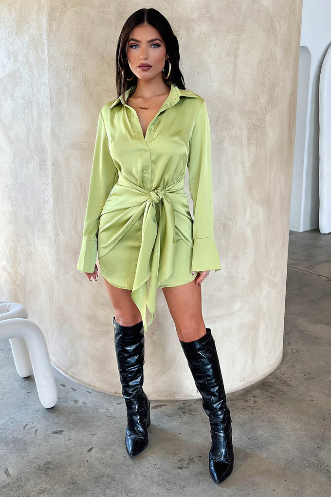 Mini Dress Green Alexa Dress Size 14 Mini Dress Green Alexa Dress Size 14