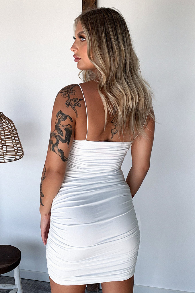 Aman Dress - White