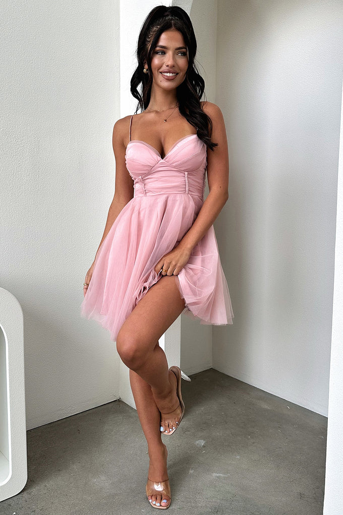 emilia pink dress DEAR EMILIA Shiniest Diamond Maxi Dress Pink