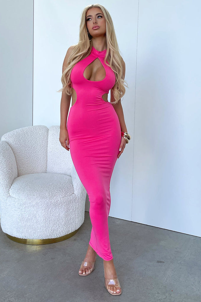 Gianna Maxi Dress - Hot Pink