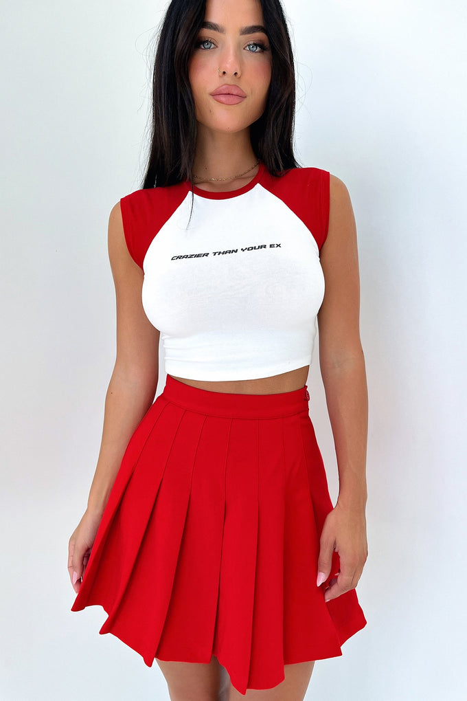 Kareena Skirt - Red