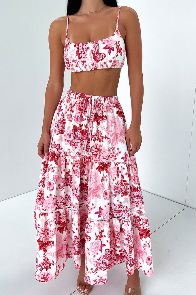 Marissa Bustier - Pink Floral – Thats So Fetch US