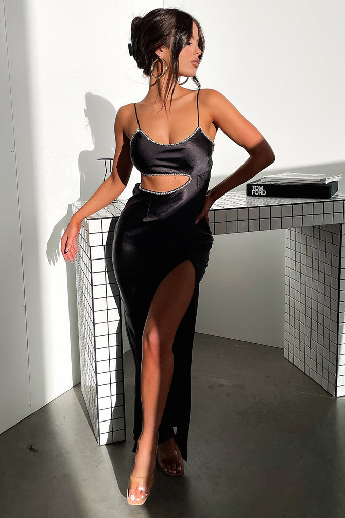 Kiara Maxi Dress - Black