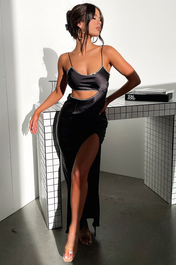 Kiara Maxi Dress - Black