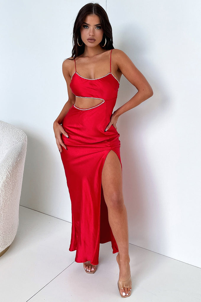 Kiara Maxi Dress - Red