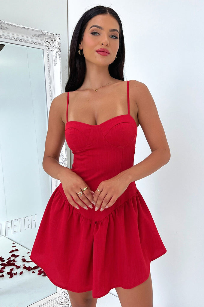 Lahana Dress - Red