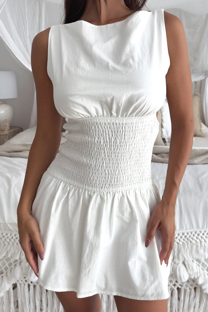 Mara Dress - White