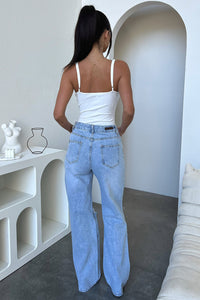 Nava Low Rise Denim Jeans - Blue Denim – Thats So Fetch US