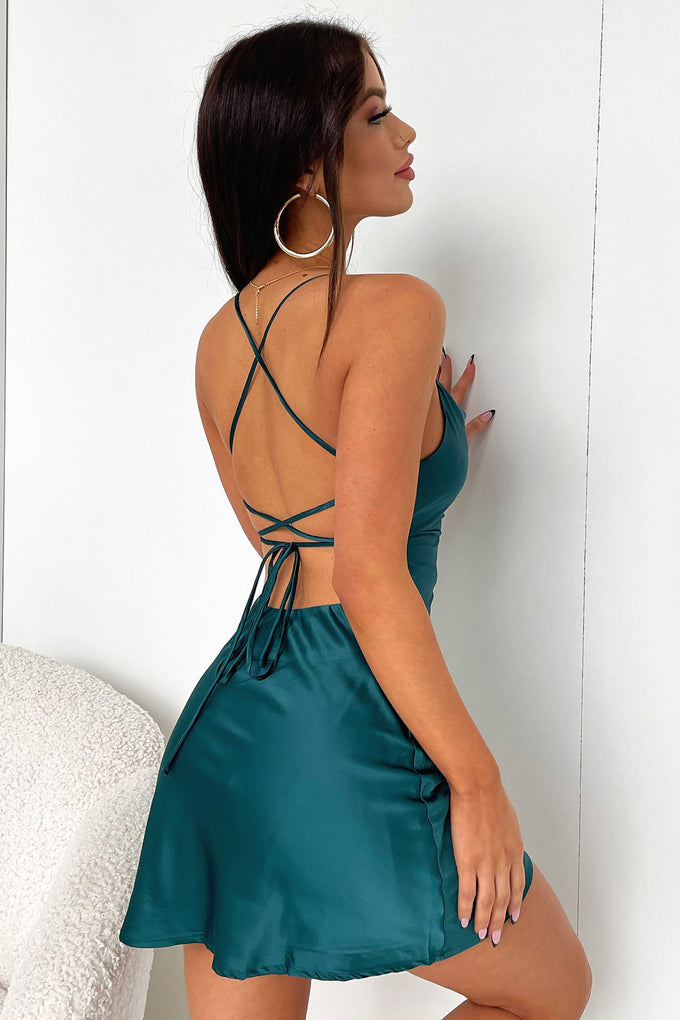 Olivia Dress - Emerald