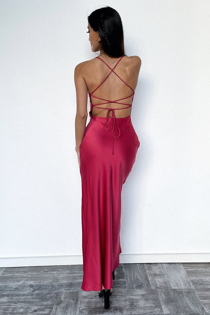 Olivia Maxi dress - Red