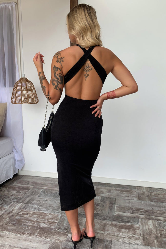 Renae Midi dress - Black