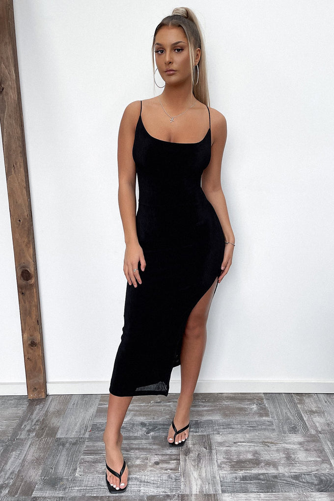 Ricky Midi Dress - Black