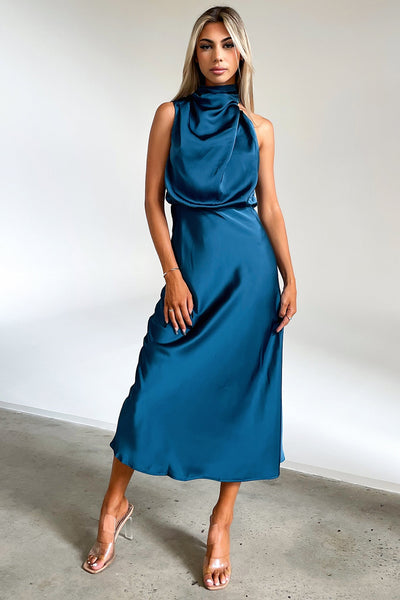 Santorini Flow Strapless Maxi Dress main image 1