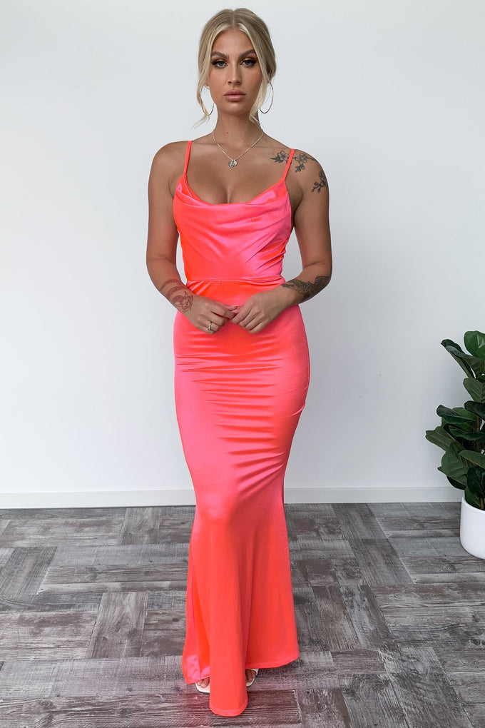 Sawtell Dress - Hot Pink