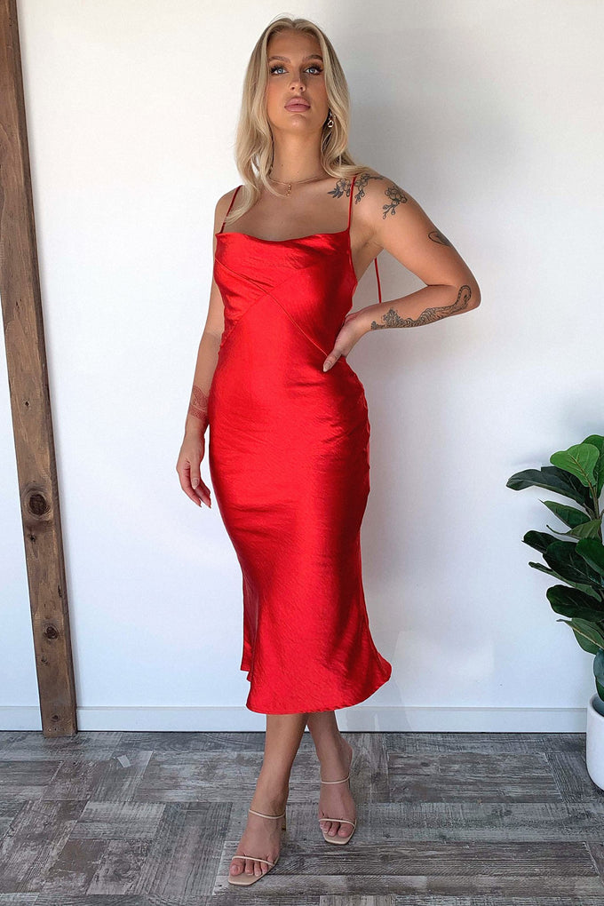 Shanae Dress - Red