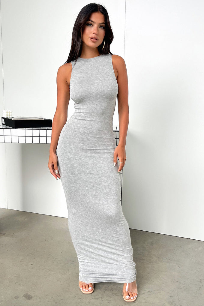 Taleisha Maxi Dress - Grey