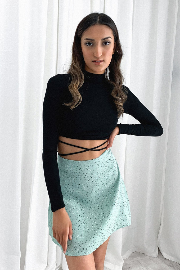 Tapia Skirt - Green Floral