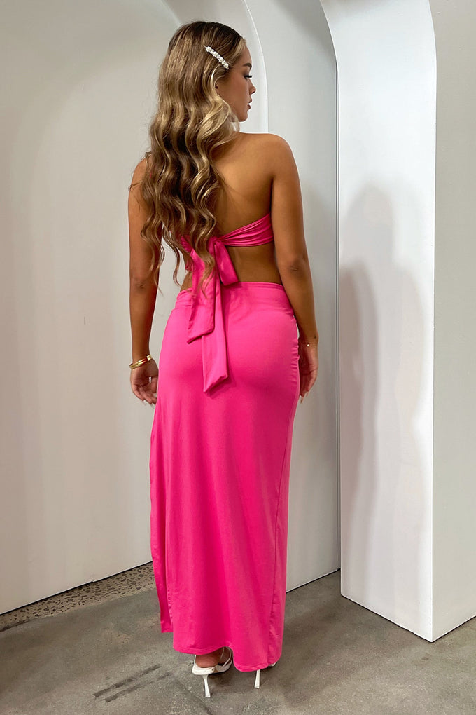 Victoria Maxi Skirt - Pink