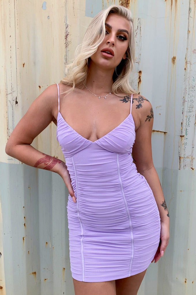 Dianelle Dress - Purple